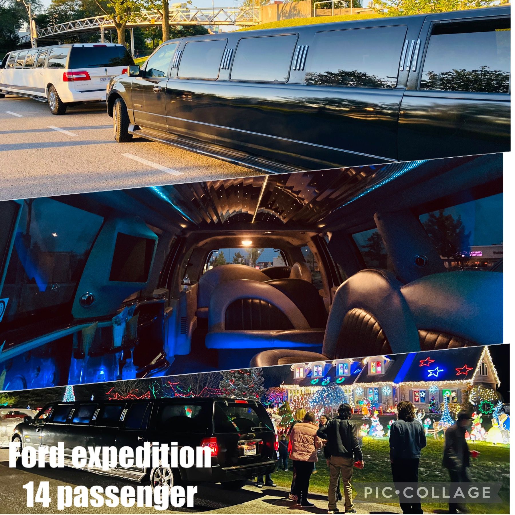 Black ford Expedition SUV Limo